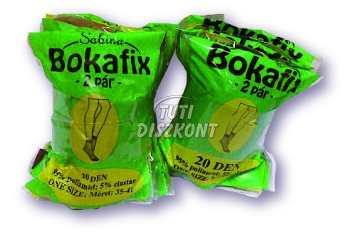 Sabina bokafix 20DEN 2 pár/csomag fekete, 2 PÁR