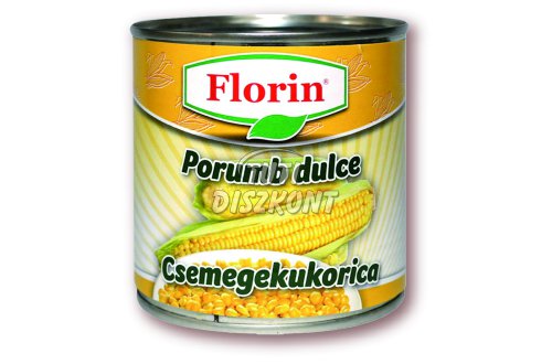 Csemege kukorica dobozos Florin, 425 ML