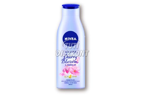 Nivea testápoló olajos Cseresznyevirág-Jojoba, 200 ml