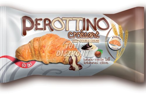 PEROTTINO croissant double kakaó-vanília krémmel töltve, 55 G