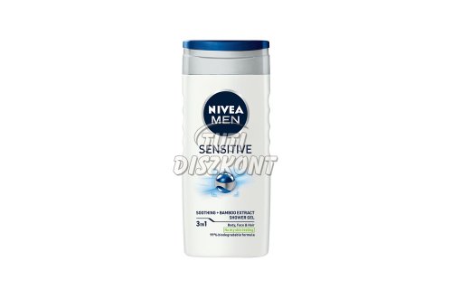 Nivea tusfürdő ffi Sensitive, 250 ml