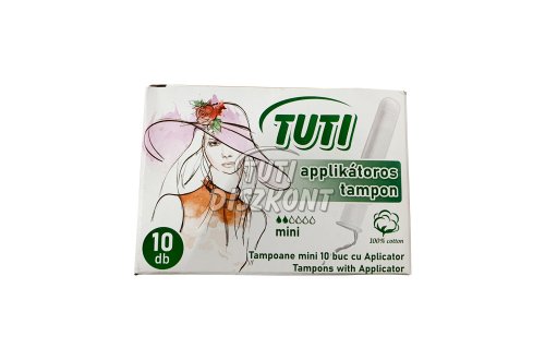 Tuti tampon aplikátoros mini 10db-os, 10 DB