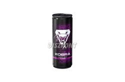 Kobra energiaital áfonya fémdobozos (DRS), 250 ML