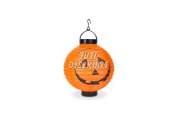 Lampion LED-es tök 2xAAA 20cm(56550A) Halloween, 1 db