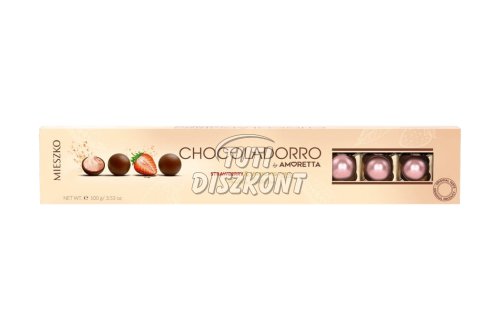 Mieszko Chocoladorro tölt.tejcs.dessz.Eper és Gyöngy.bor 100, 100 G